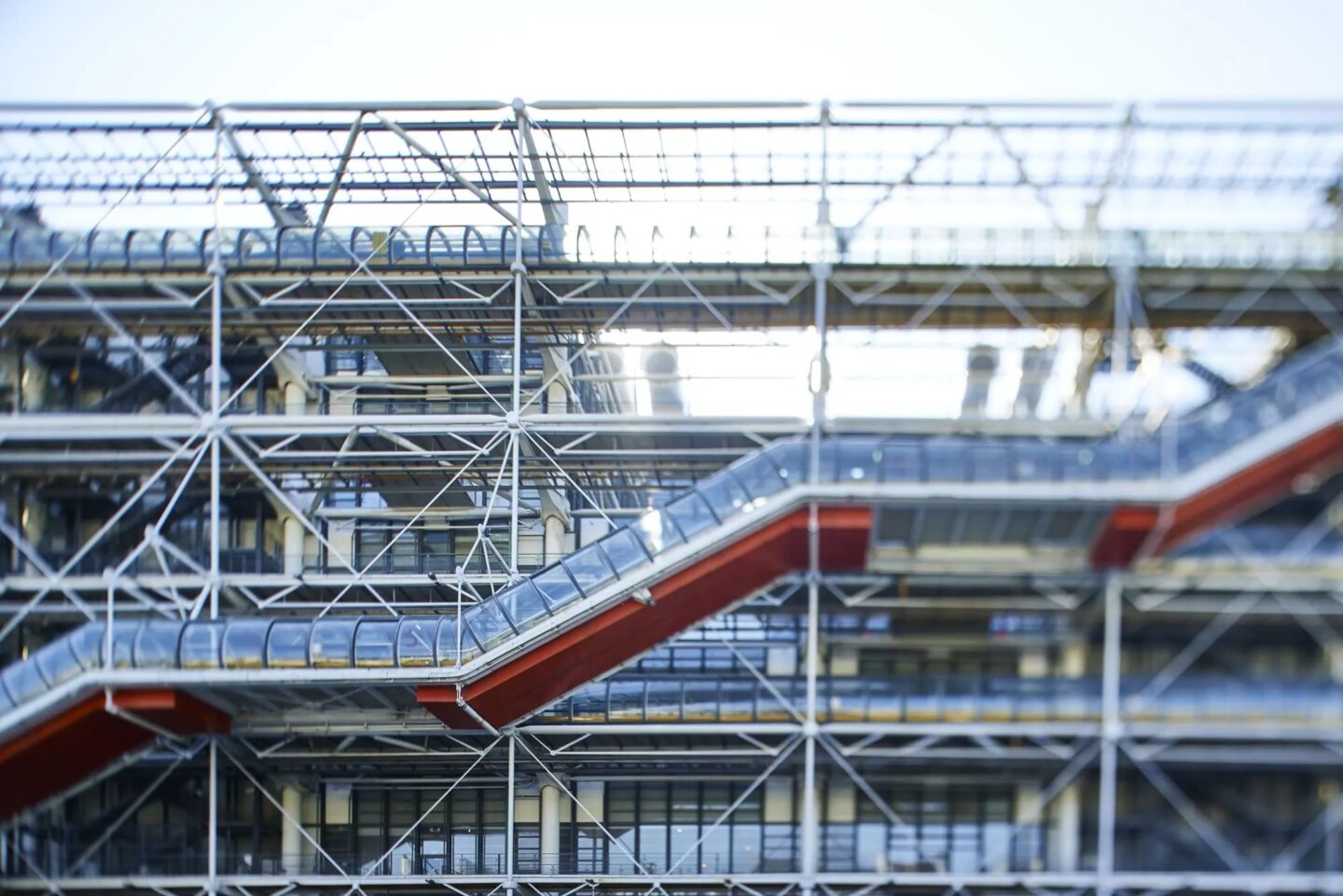 Vue extérieyr Centre Pompidou