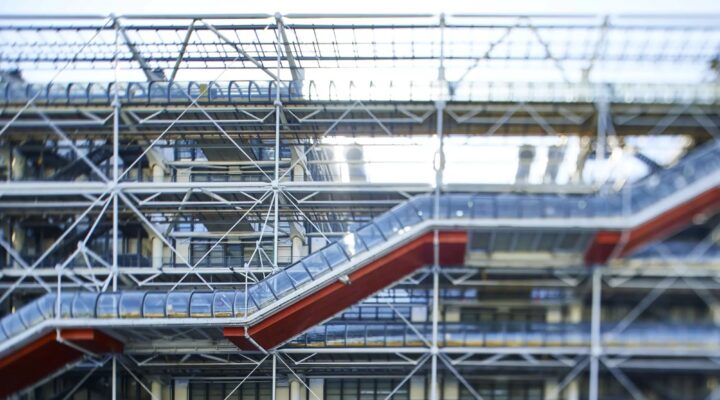 Vue extérieur Centre Pompidou