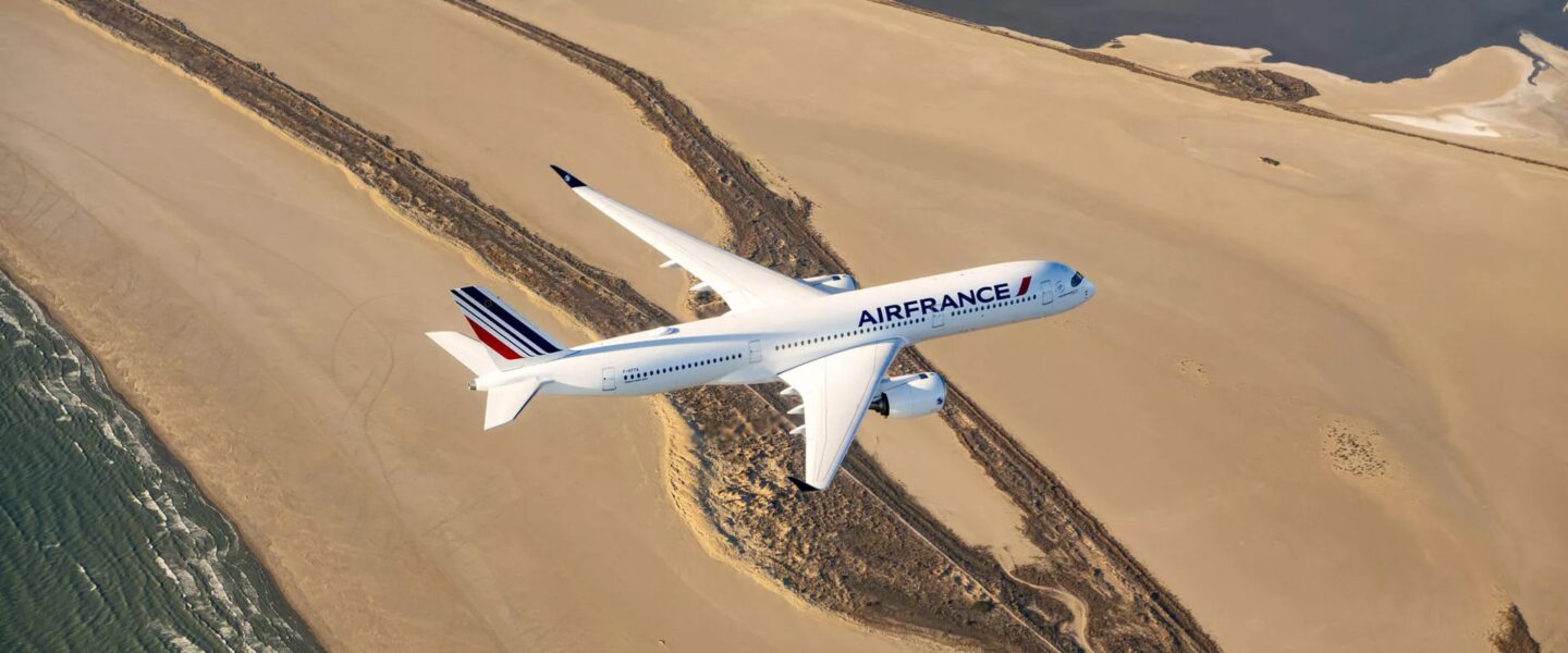 Avion Air France en plein air