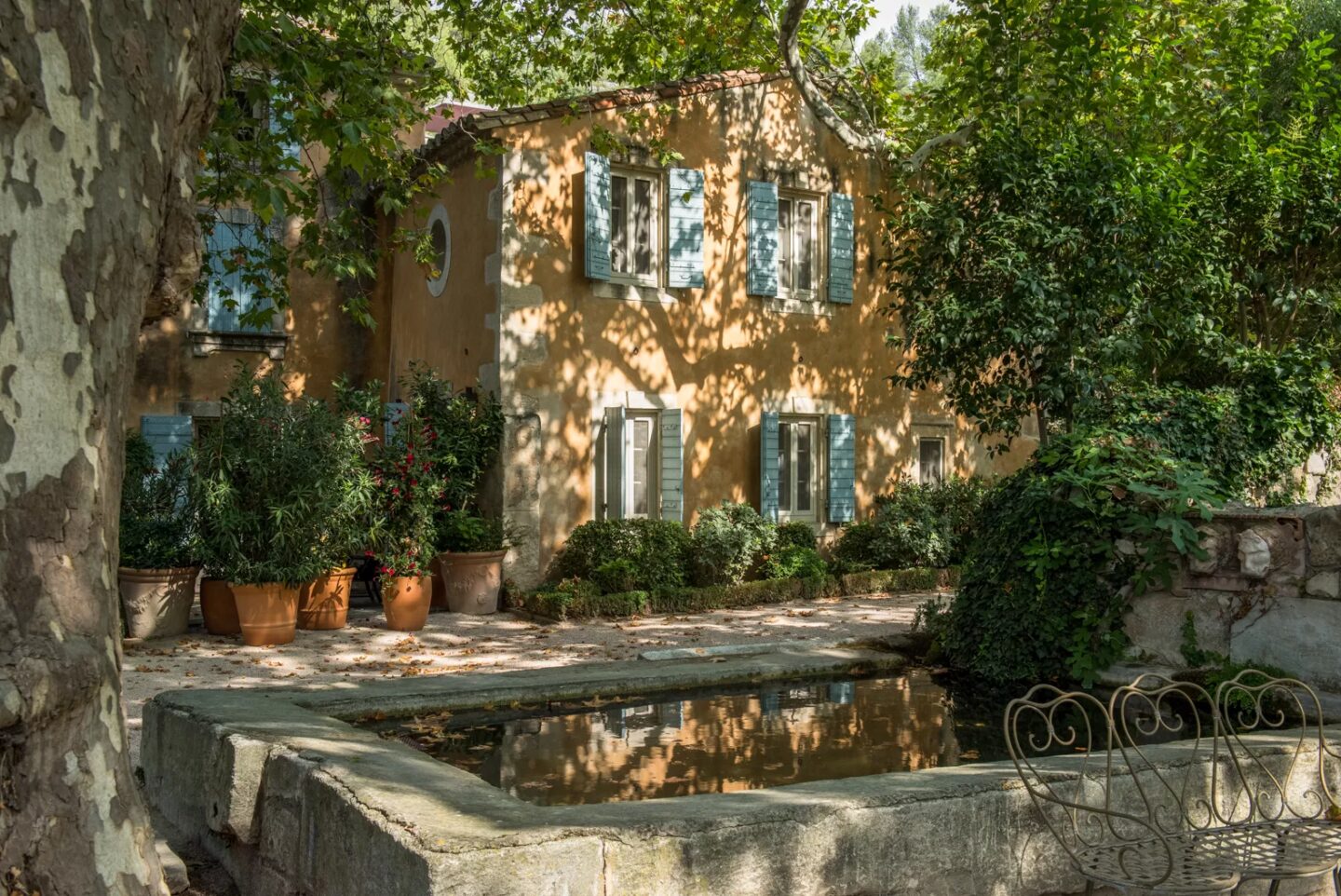 Vue extérieure Baumanière Les Baux de Provence