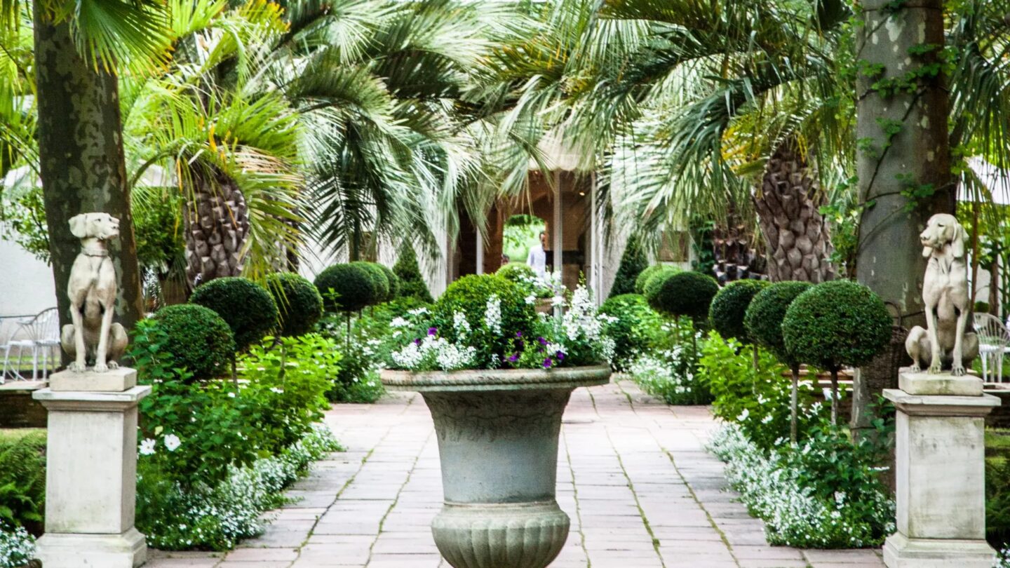 Les Près d'Eugénie jardin extérieur